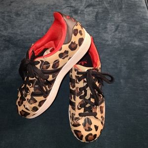 Addidas Leopard Superstar Sneakers